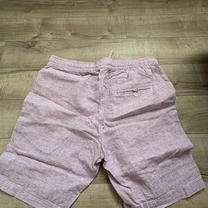 Men's Pink Striped Shorts